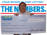 Rhode Island Lottery Winner